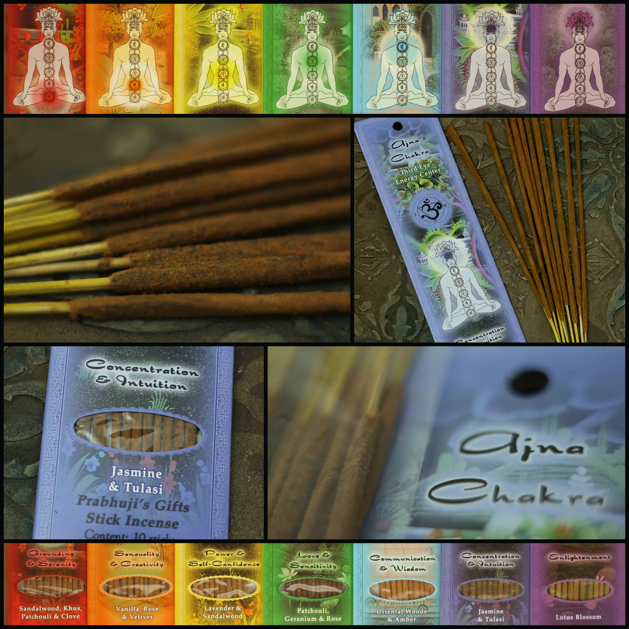 Incense Sticks Third Eye Chakra Ajna - Concentration and Intuition - Image 4