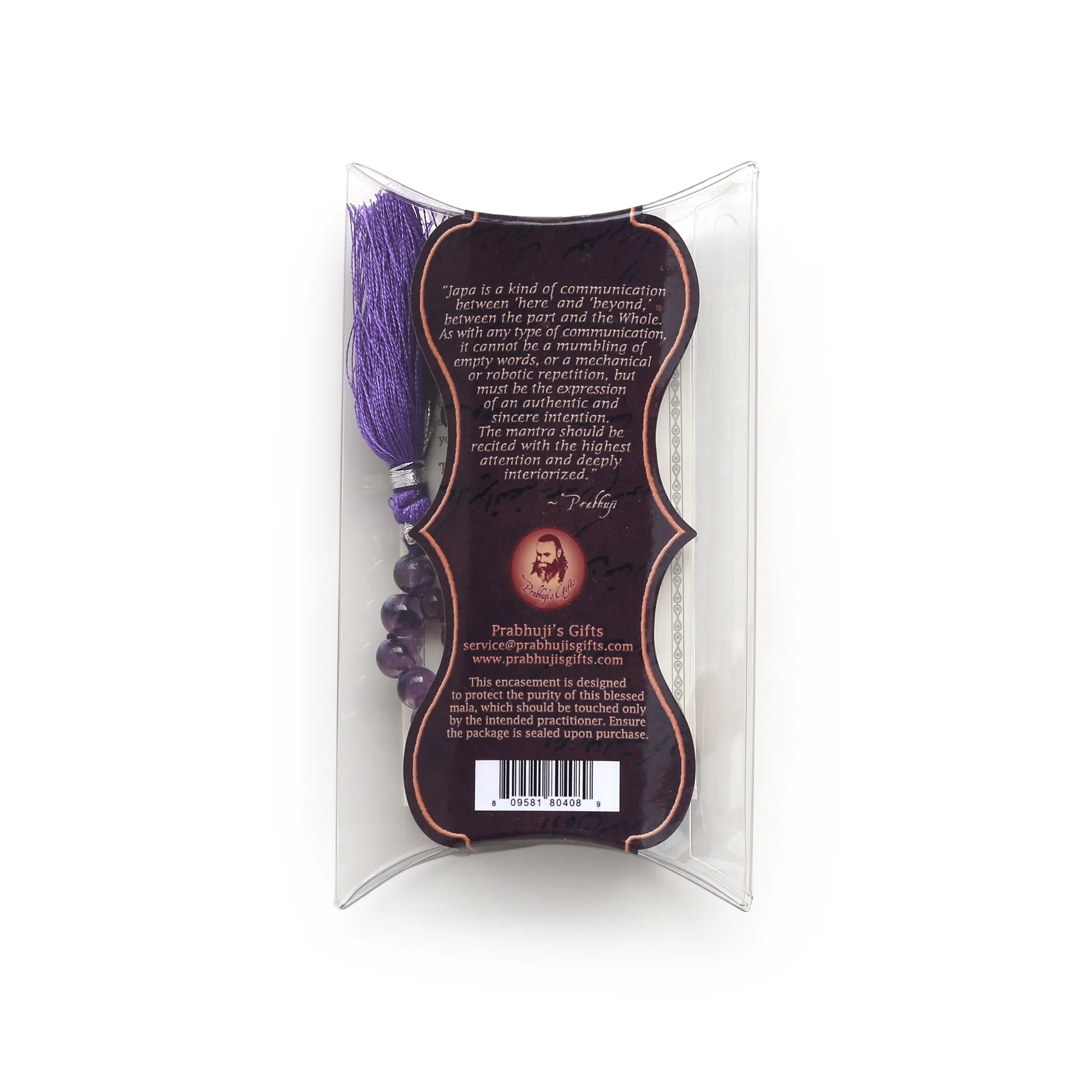 Prayer Mala Beads - Amethyst - 108 Prayer Beads - Image 6
