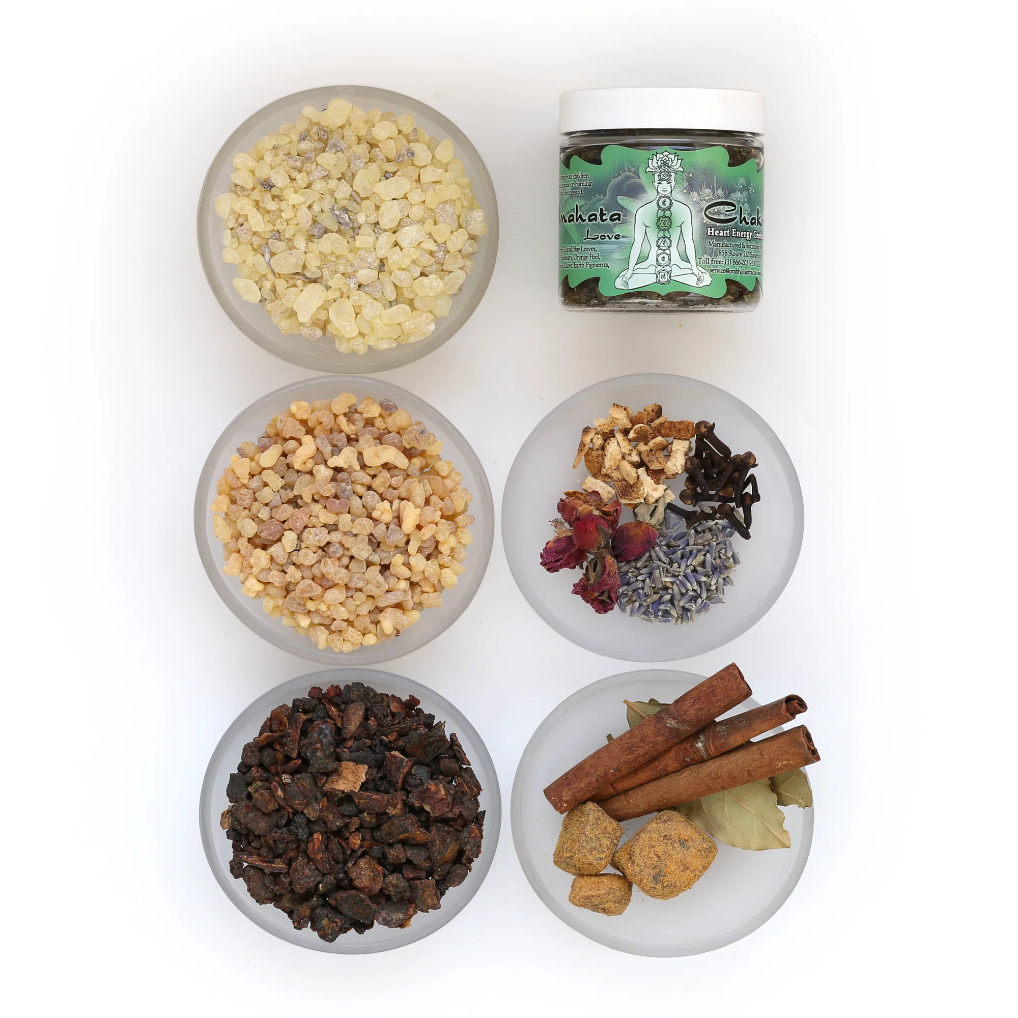 Resin Incense Heart Chakra Anahata - Love and Sensitivity - 2.4oz jar - Image 3