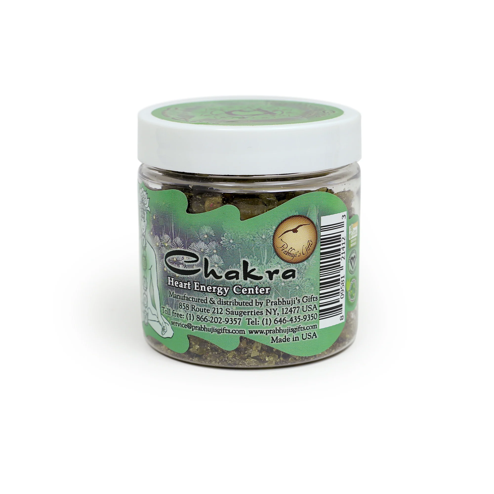 Resin Incense Heart Chakra Anahata - Love and Sensitivity - 2.4oz jar - Image 4