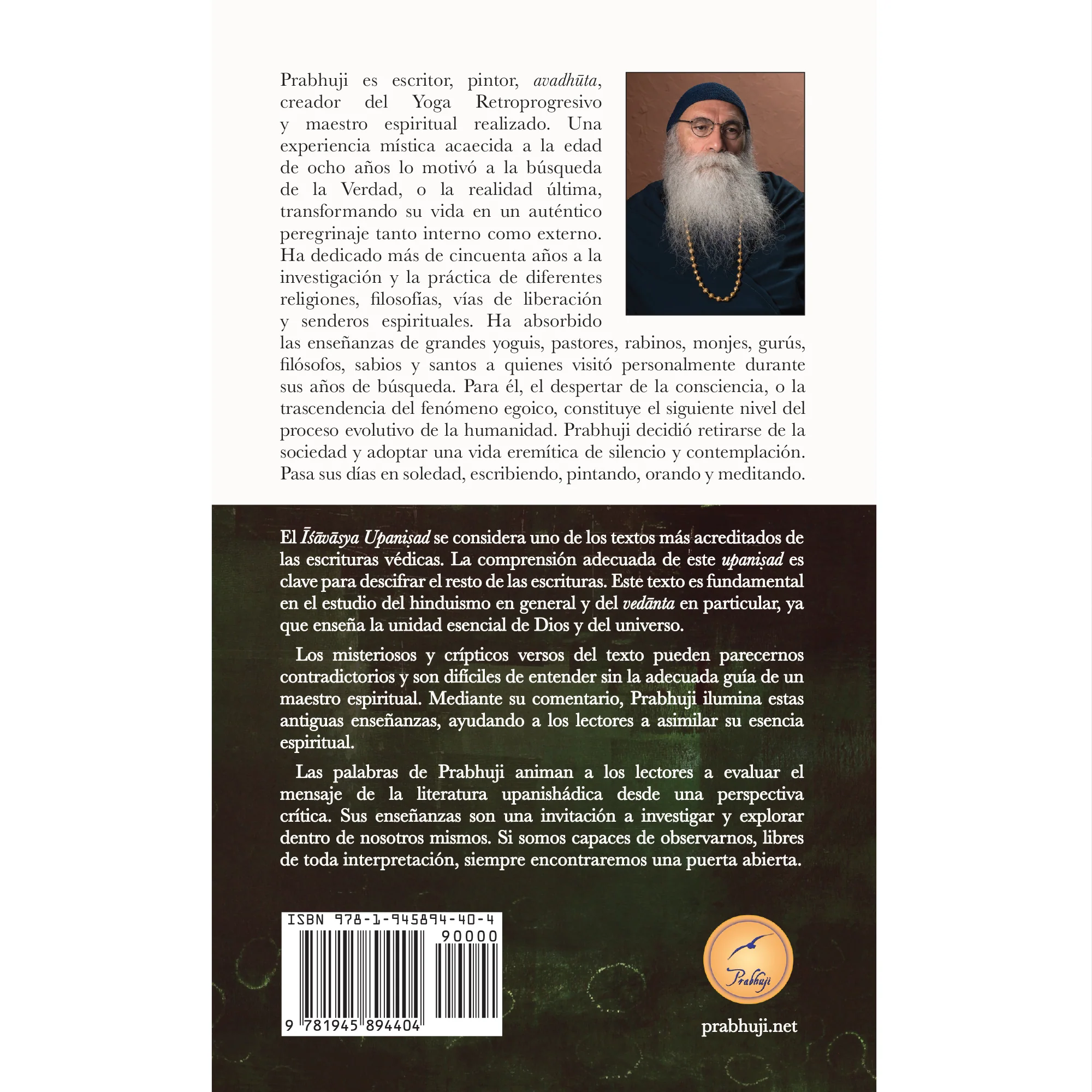 Book Ishavasya Upanishad - Comentado por Prabhuji (Hard cover - Spanish) - Image 3