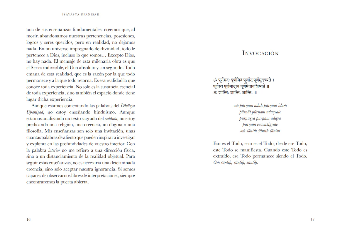 Book Ishavasya Upanishad - Comentado por Prabhuji (Hard cover - Spanish) - Image 4