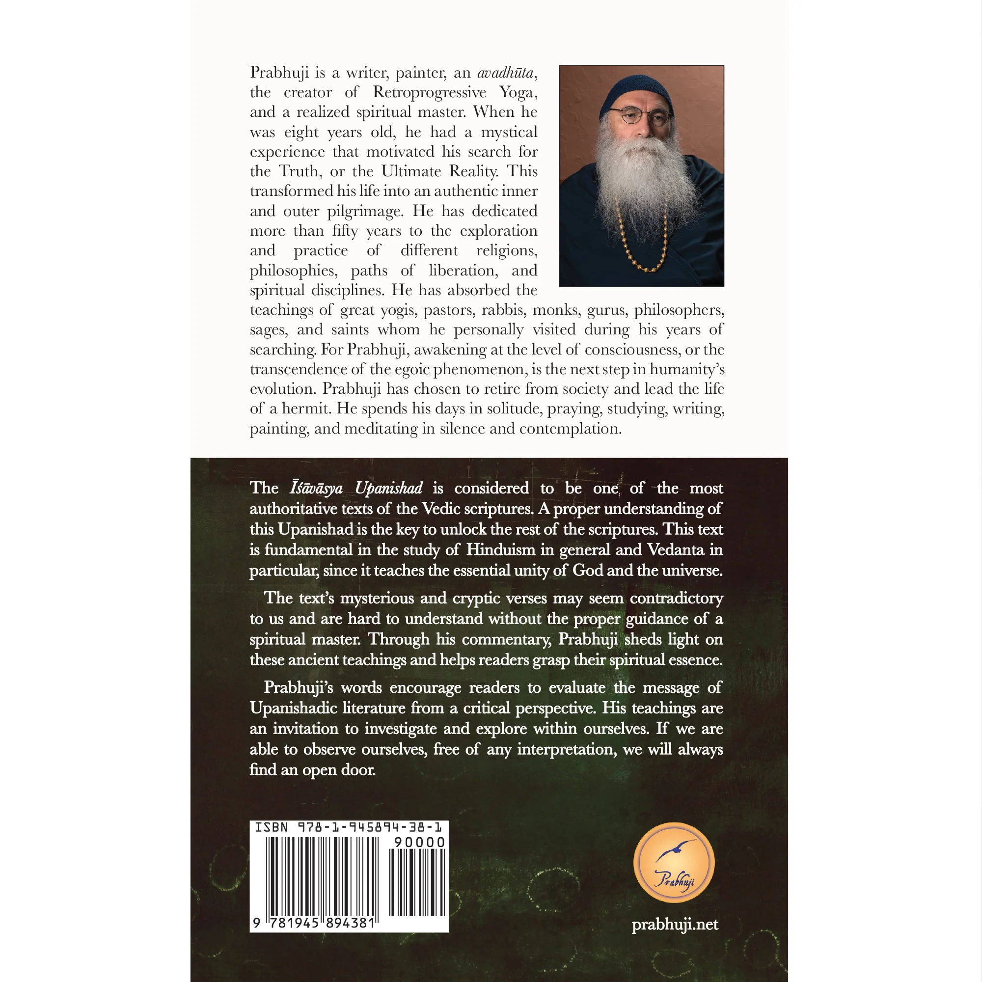 Book Ishavasya Upanishad - Commented by Prabhuji (Hard cover -English) - Image 3