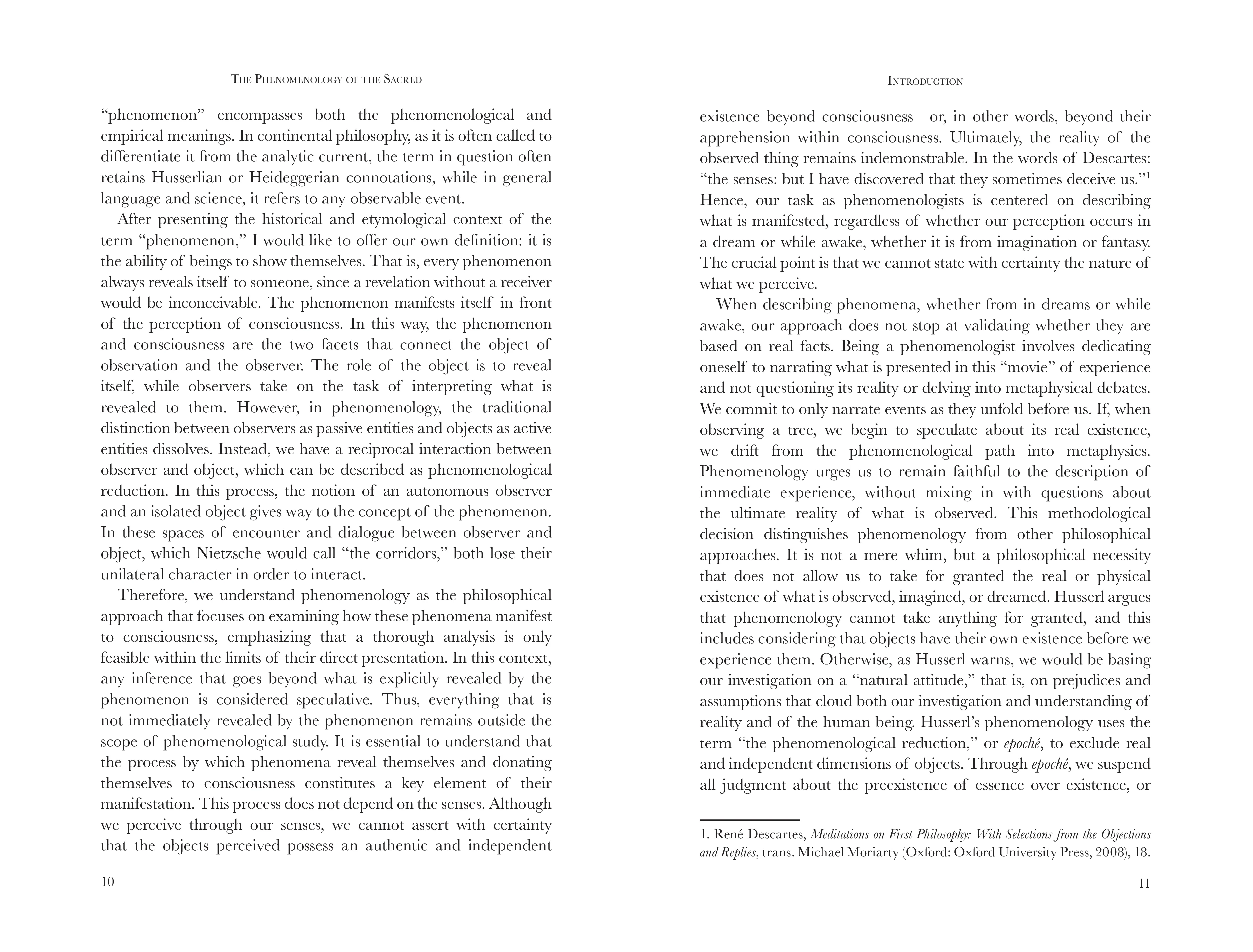 Book Phenomenology of the Sacred - Foundations for a Retroprogressive Phenomenology, by Prabhuji (Paperback - English) - Image 4