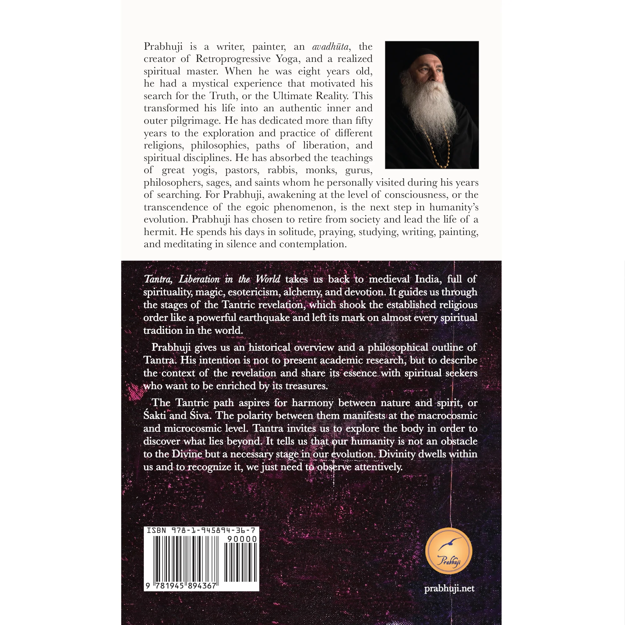 Tantra - Liberation in the world by Prabhuji (Hard cover - English) - Image 3