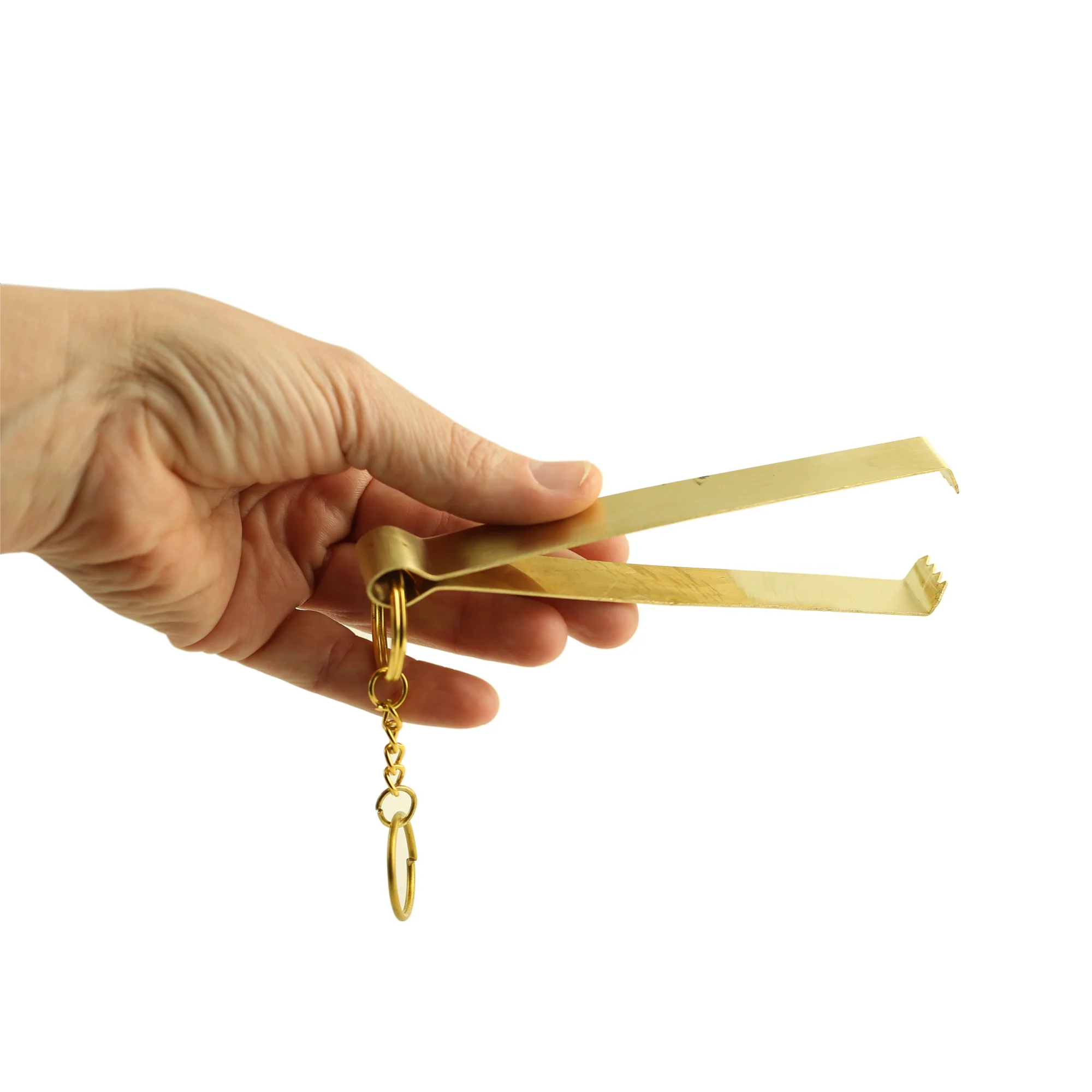 Brass Charcoal Tongs 5.5" - Image 4