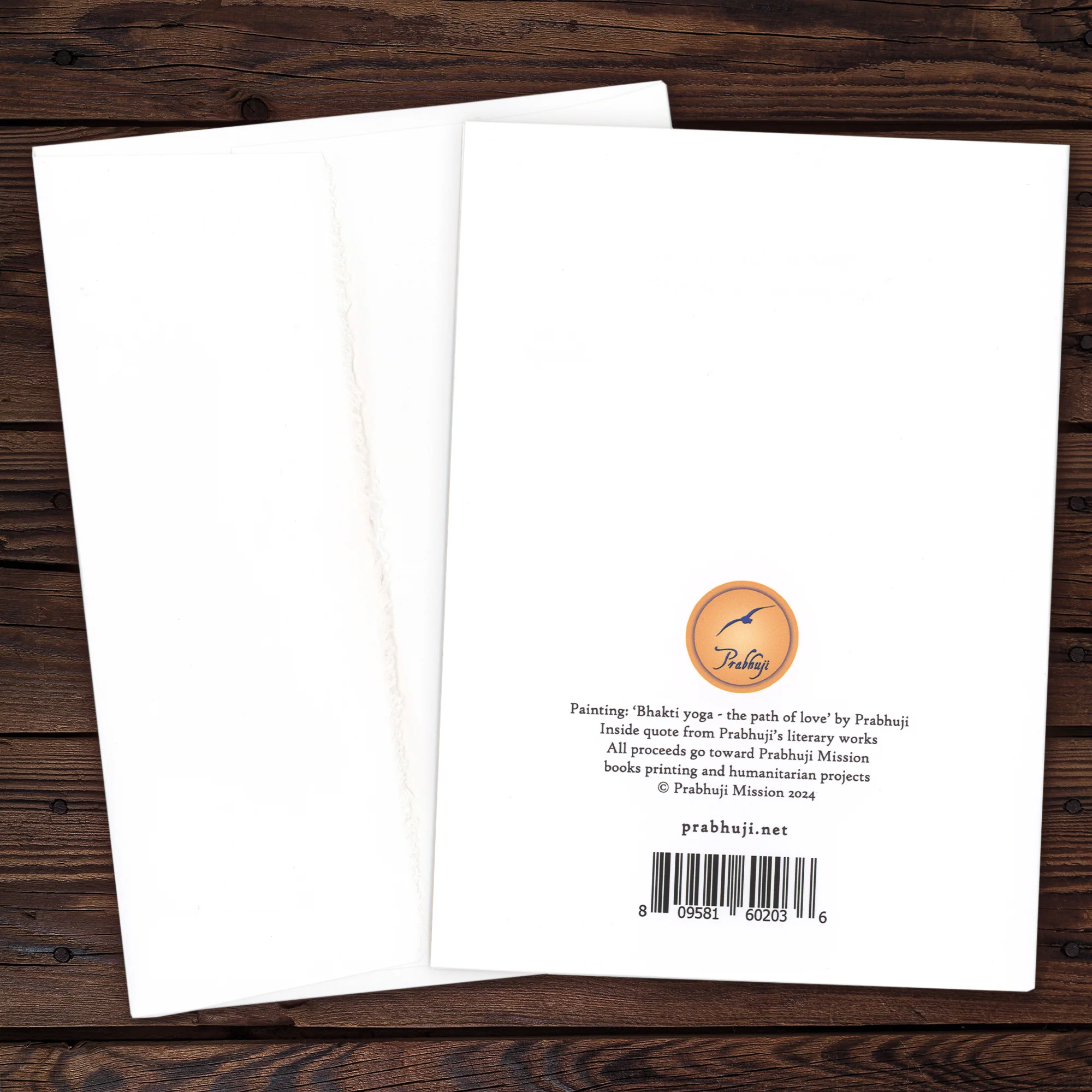 Greeting Card - Prabhuji's quote - 'God is closer to you...' - 7"x5" - Image 7