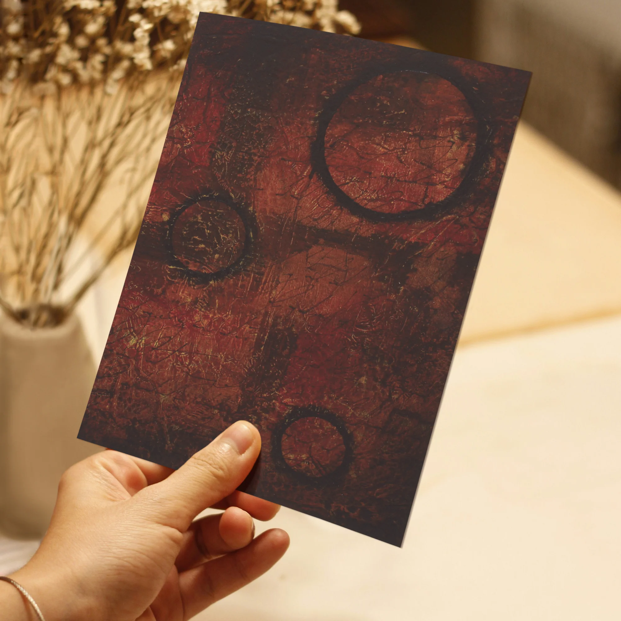 Greeting Card - Prabhuji's quote - 'The pleasures you find on your path...' - 7"x5" - Image 4