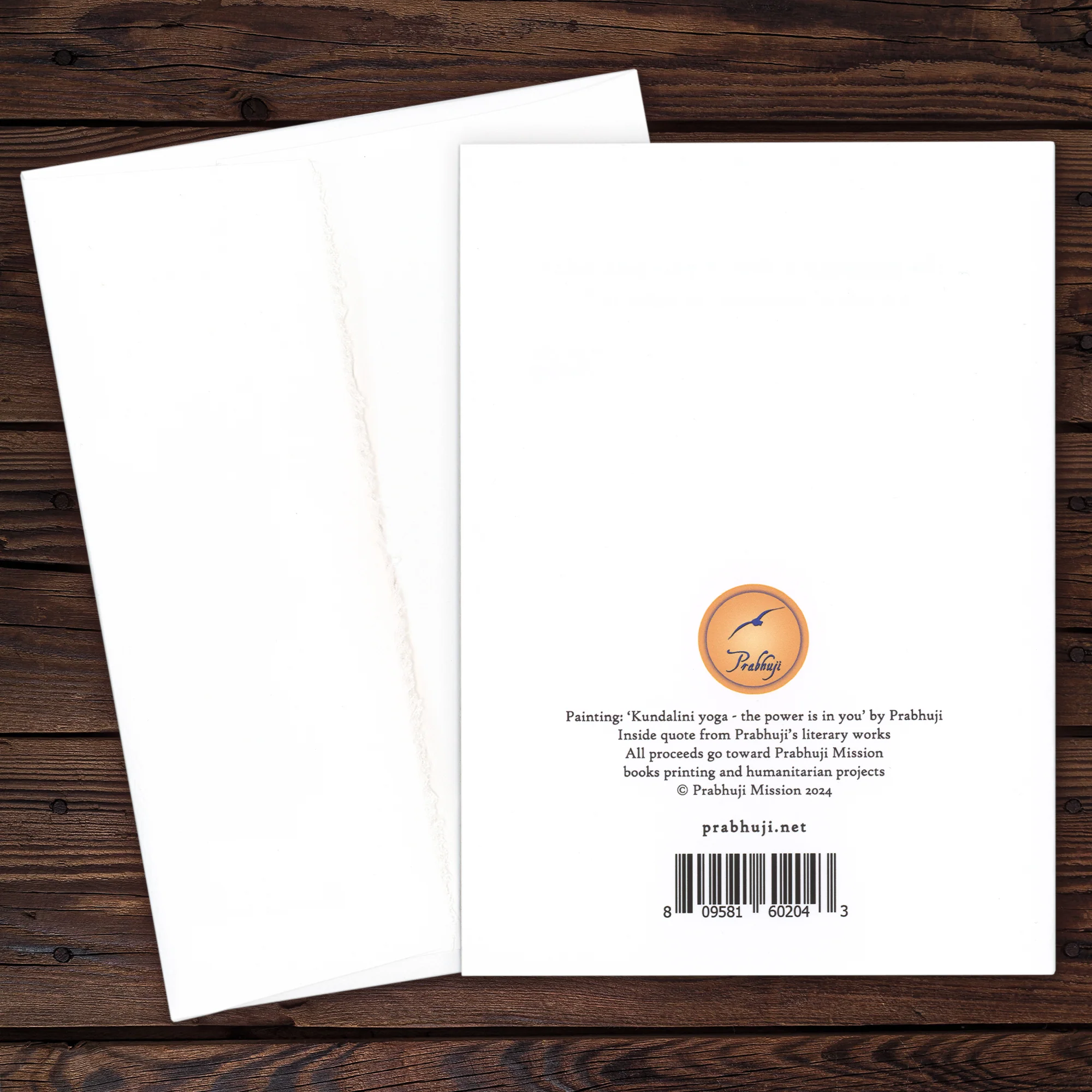 Greeting Card - Prabhuji's quote - 'The pleasures you find on your path...' - 7"x5" - Image 7