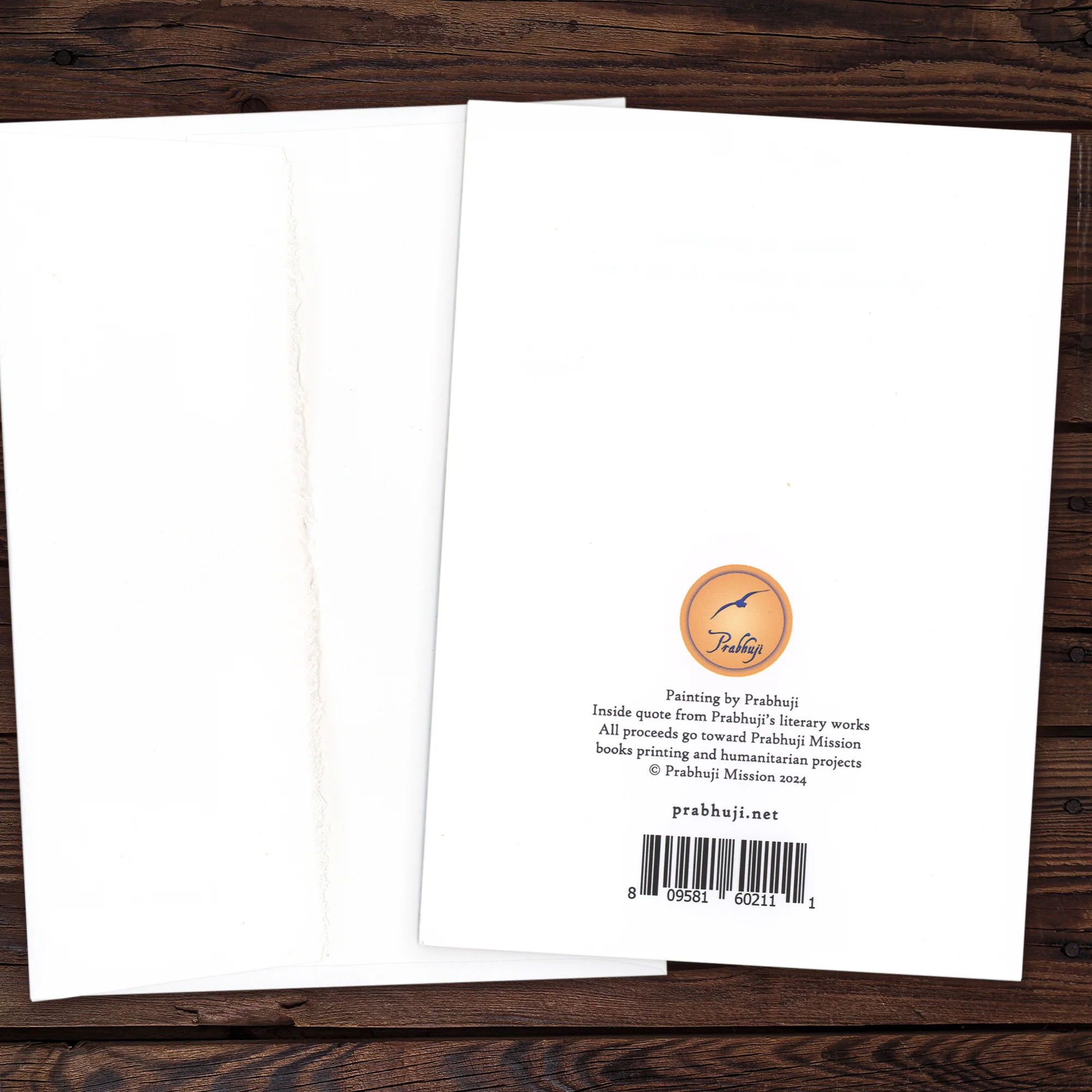 Greeting Card - Prabhuji's quote - 'There is something life wishes...' - 7"x5" - Image 7