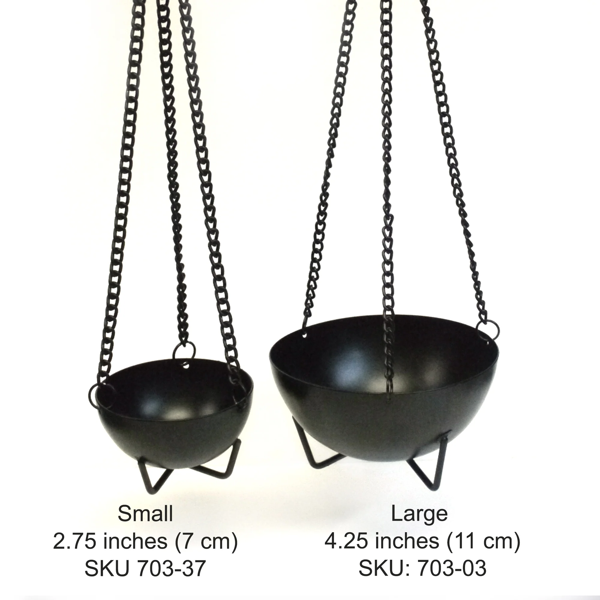 Burner - Hanging Black Cauldron Large - Image 5
