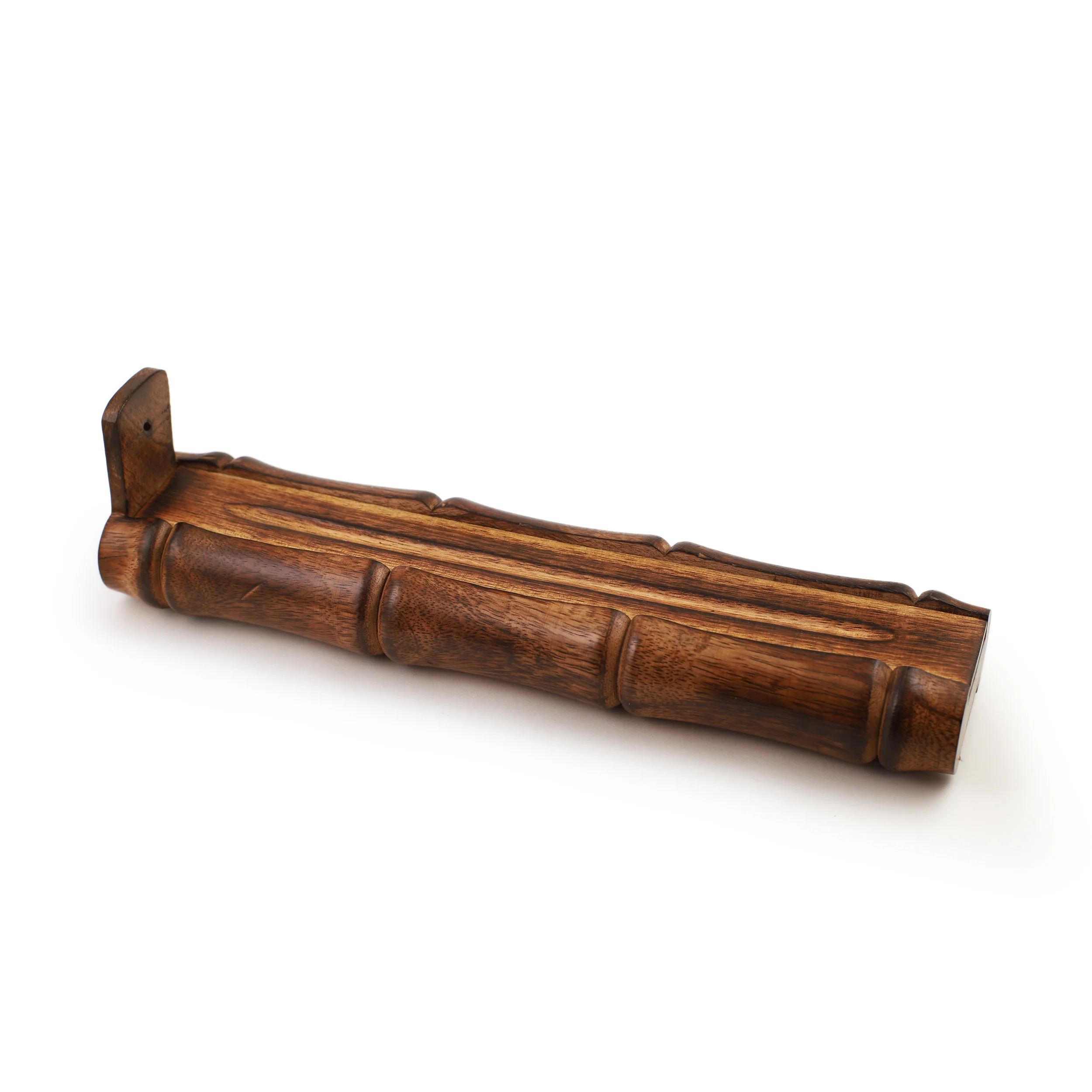 Incense Burner - Bamboo Holder and Storage - 12 inches - Image 5