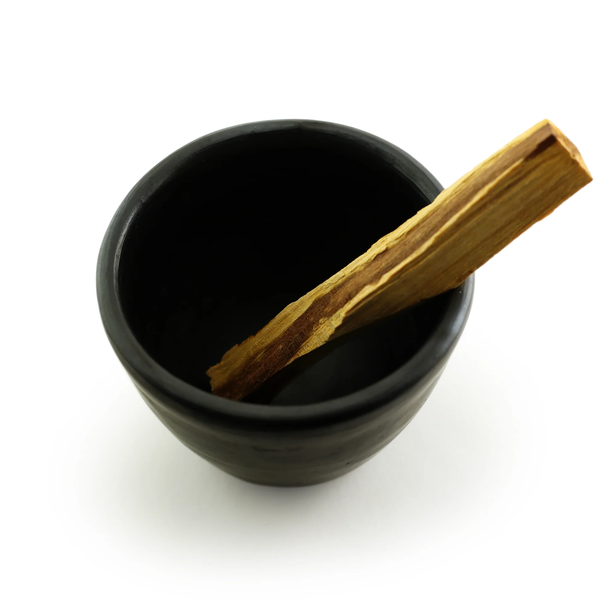 Incense Burner - Hand-made La Chamba Clay Smudging Bowl - Large H2.75in x D4in - Image 3
