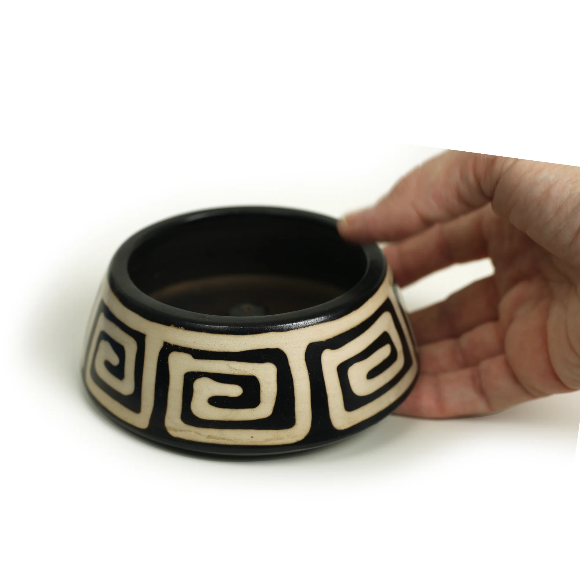 Incense Burner - Peruvian Ceramic Incense Burner for Stick and Cone Incense - 4.5" - Image 5