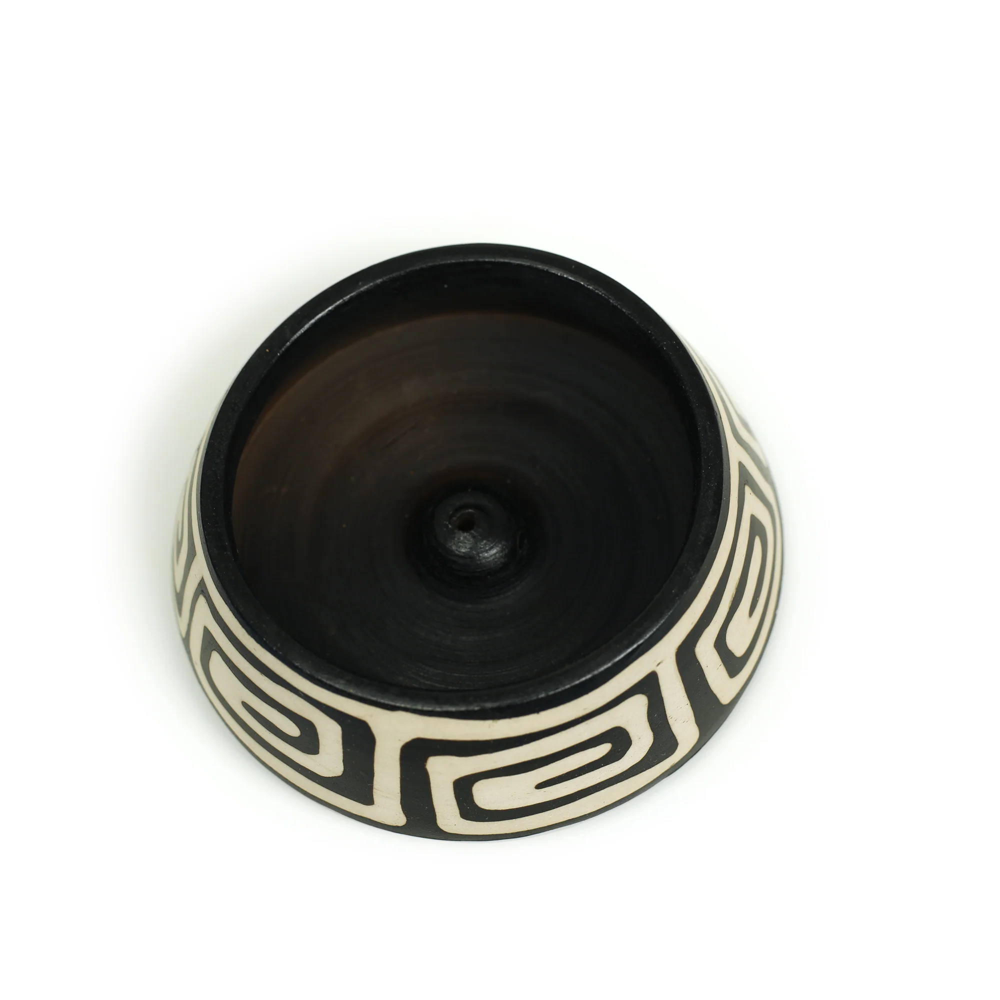 Incense Burner - Peruvian Ceramic Incense Burner for Stick and Cone Incense - 4.5" - Image 6