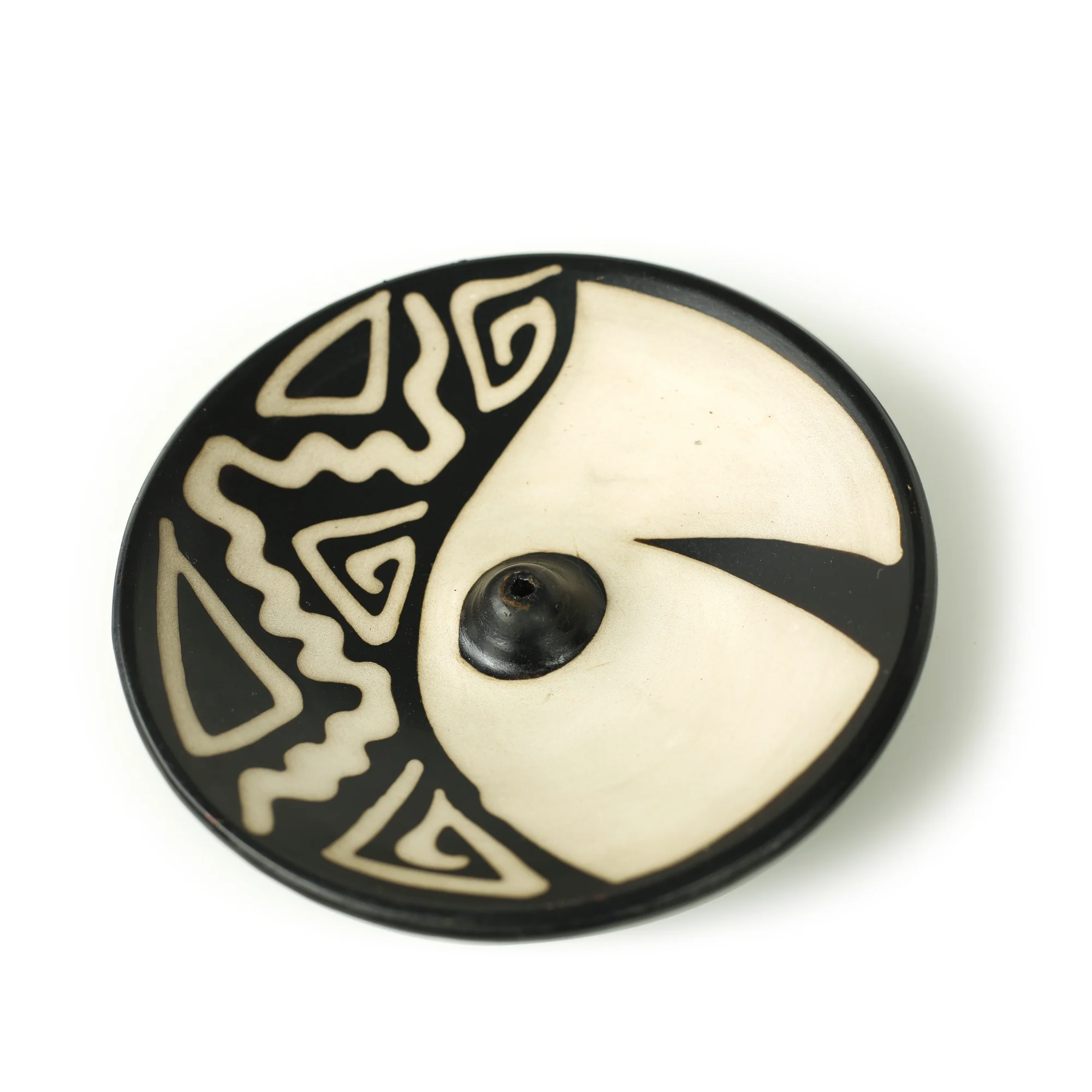 Incense Burner - Peruvian Ceramic Incense Burner for Stick Incense - 4.75" - Image 5