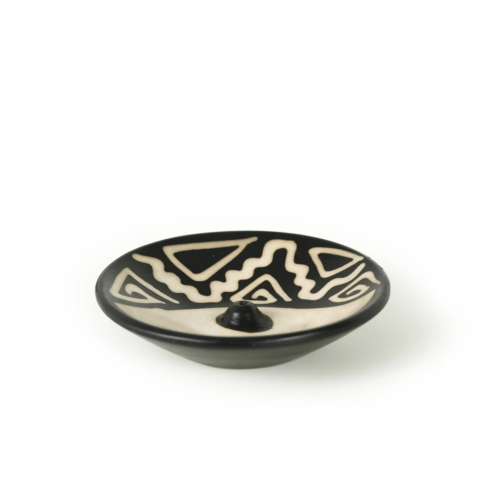 Incense Burner - Peruvian Ceramic Incense Burner for Stick Incense - 4.75" - Image 6