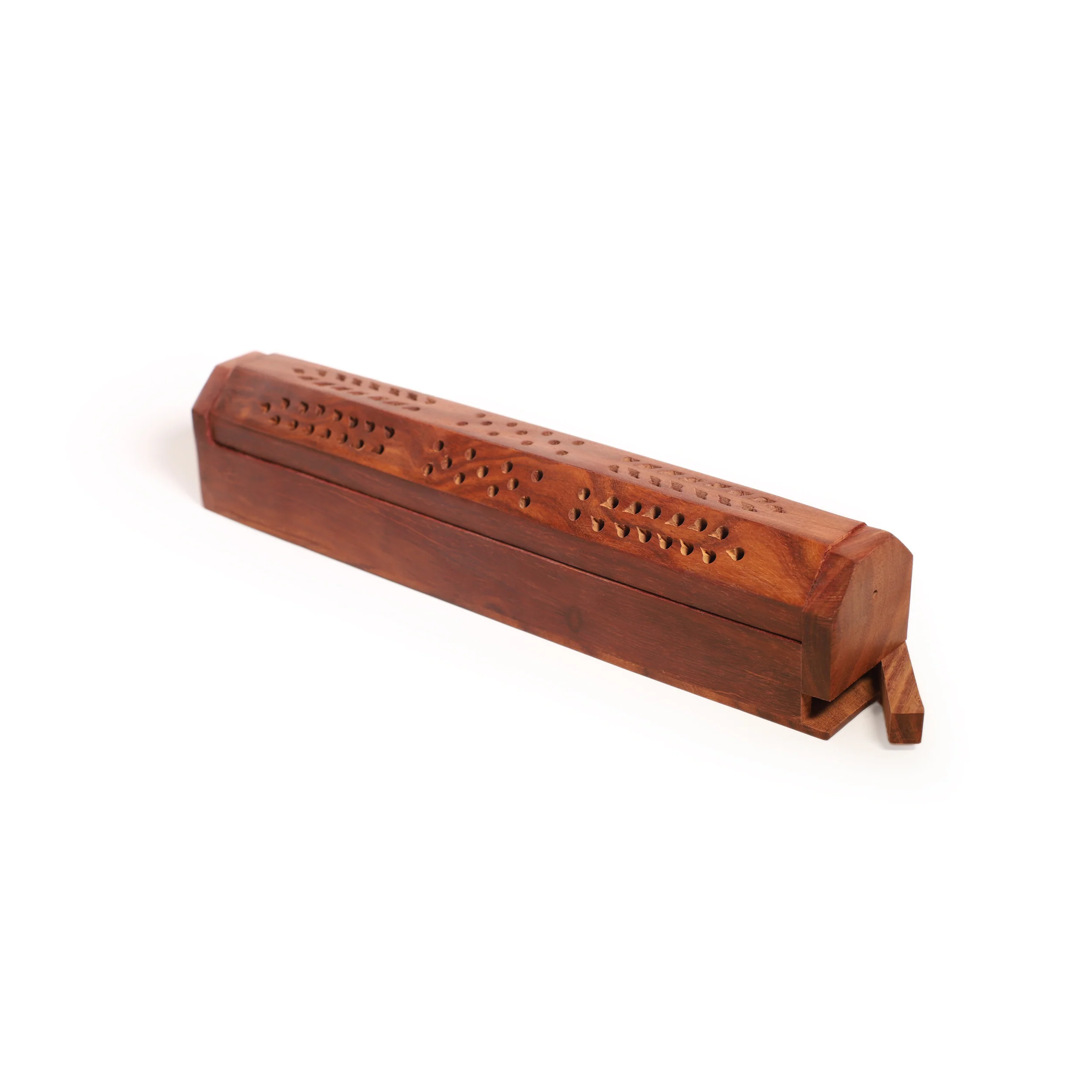 Incense Burner - Wooden Box with Storage - Plenty - Image 4
