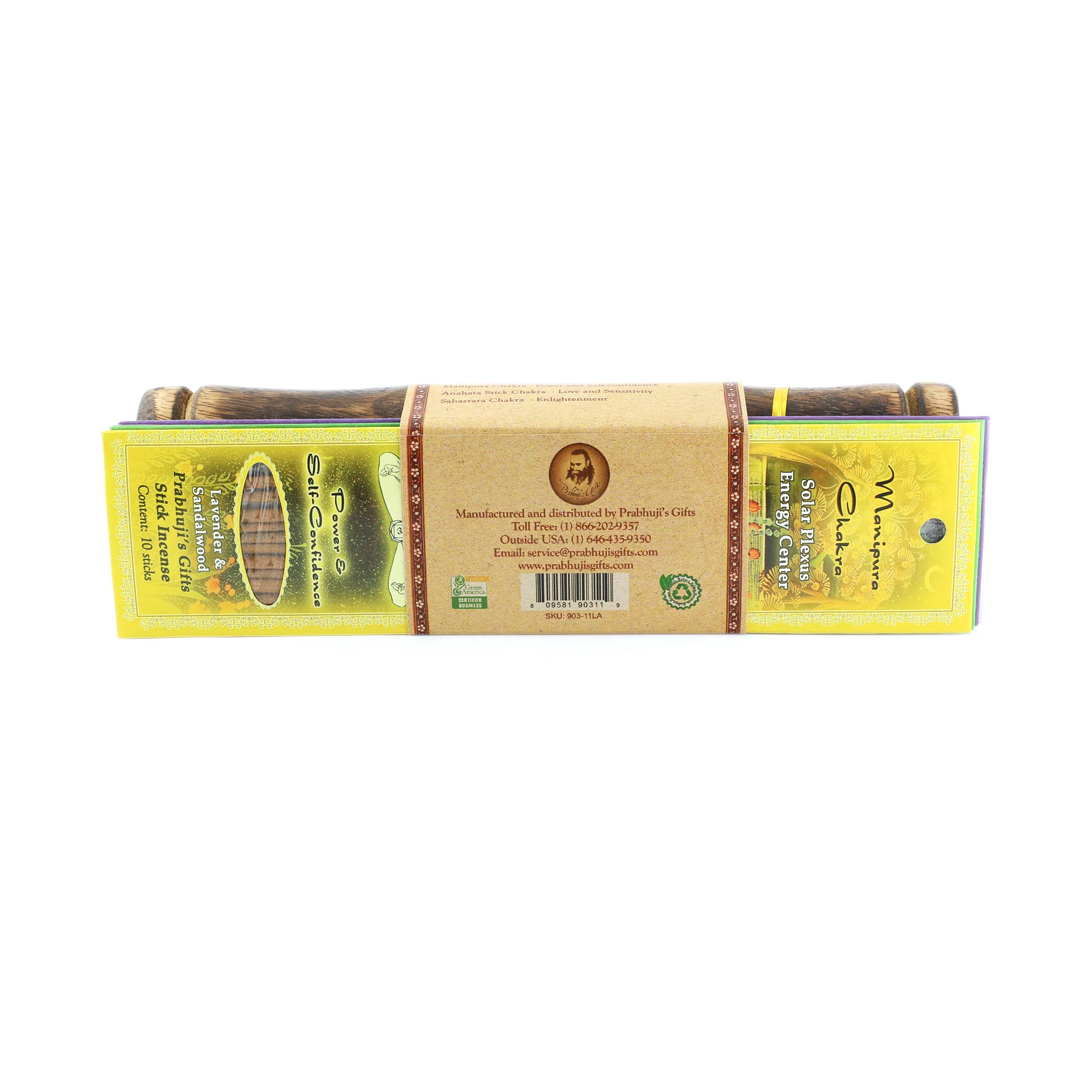 Incense Gift Set - Bamboo Burner + 3 Chakra Incense Sticks Packs & Love Greeting - Lost in Love - Image 6