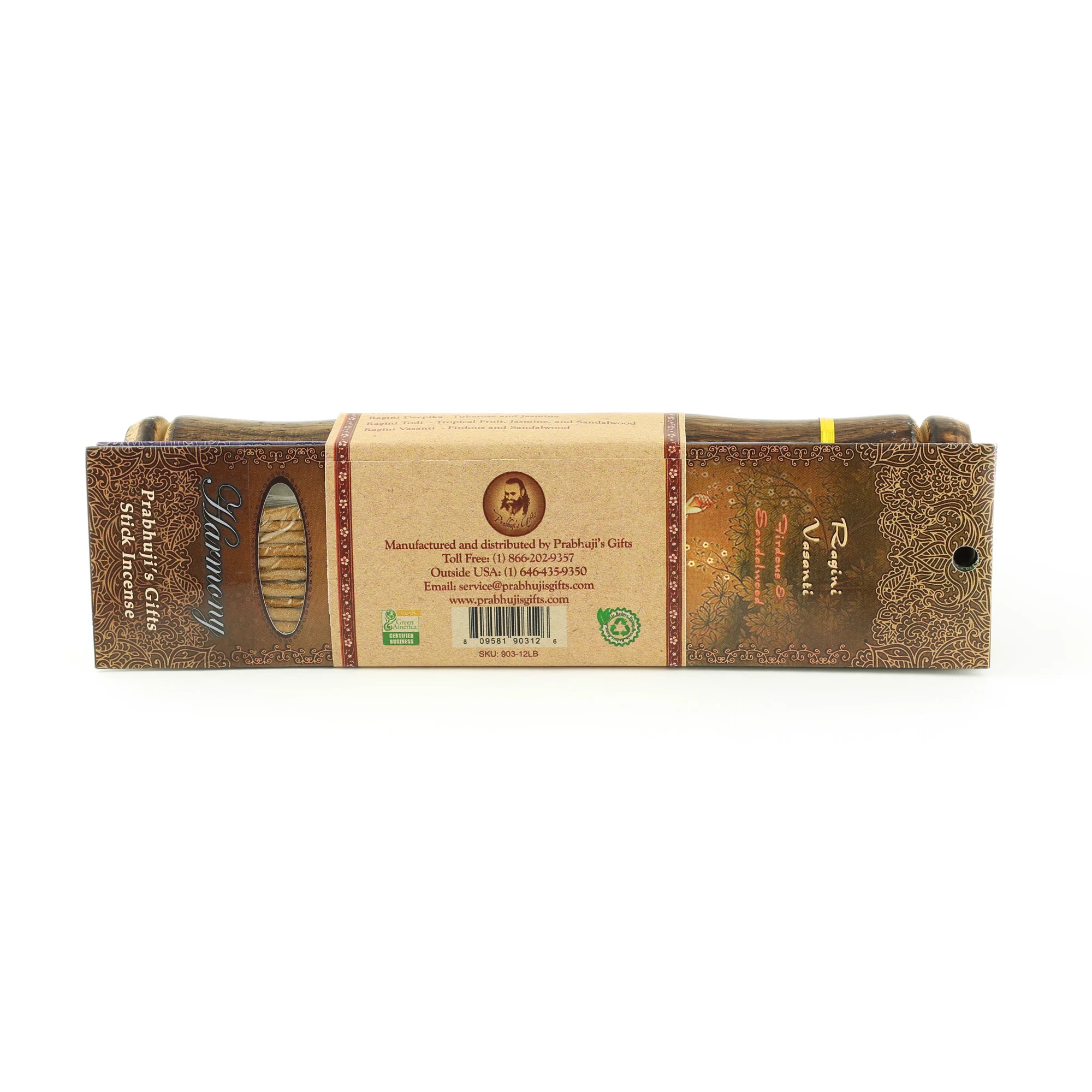 Incense Gift Set - Bamboo Burner + 3 Harmony Incense Sticks Packs & Love Greeting - Rest in you - Image 6