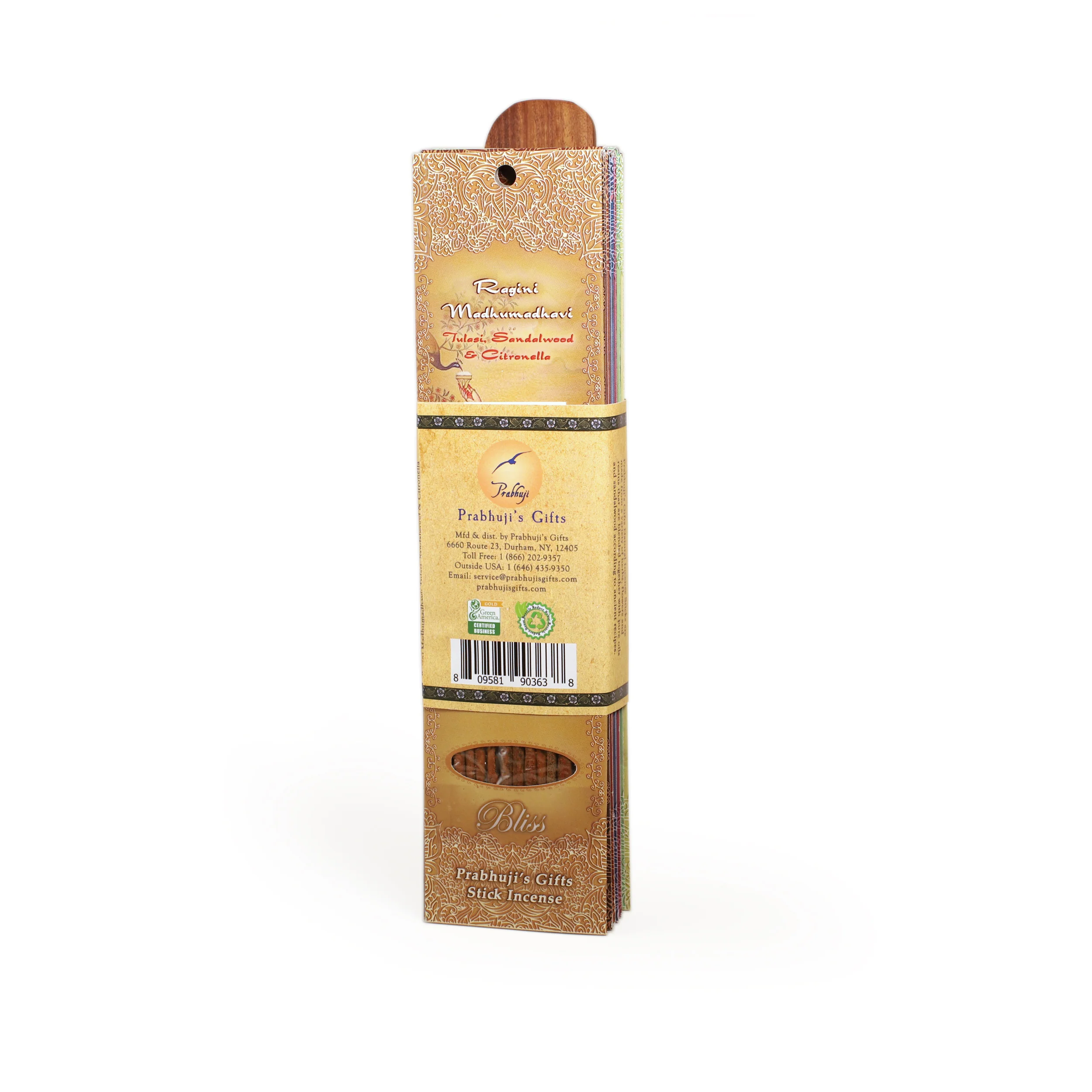 Incense Gift Set - Flat Burner + 7 Harmony Incense Stick & greeting Thank You for Being a Friend - Image 6
