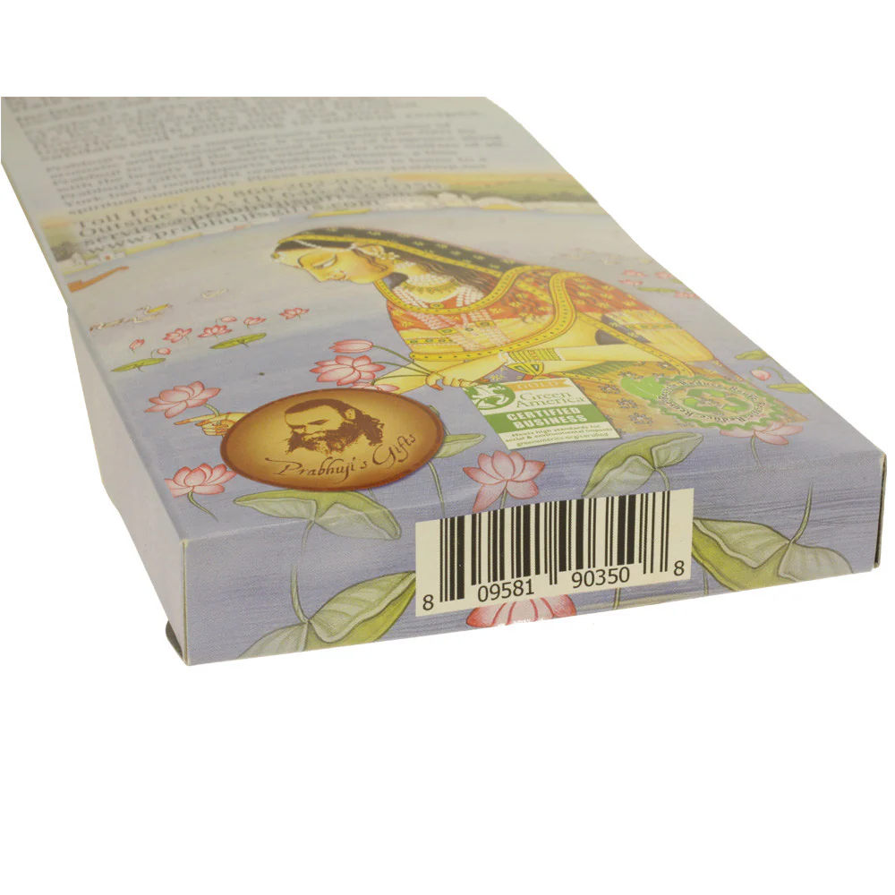 Incense Gift Set - Wood Round Burner + 3 Meditation Incense Sticks Packs & Holiday Greeting - Image 4
