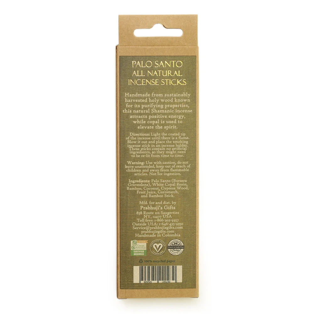 Palo Santo and Copal Incense Sticks - Love & Purity - 6 Incense Sticks - Image 3