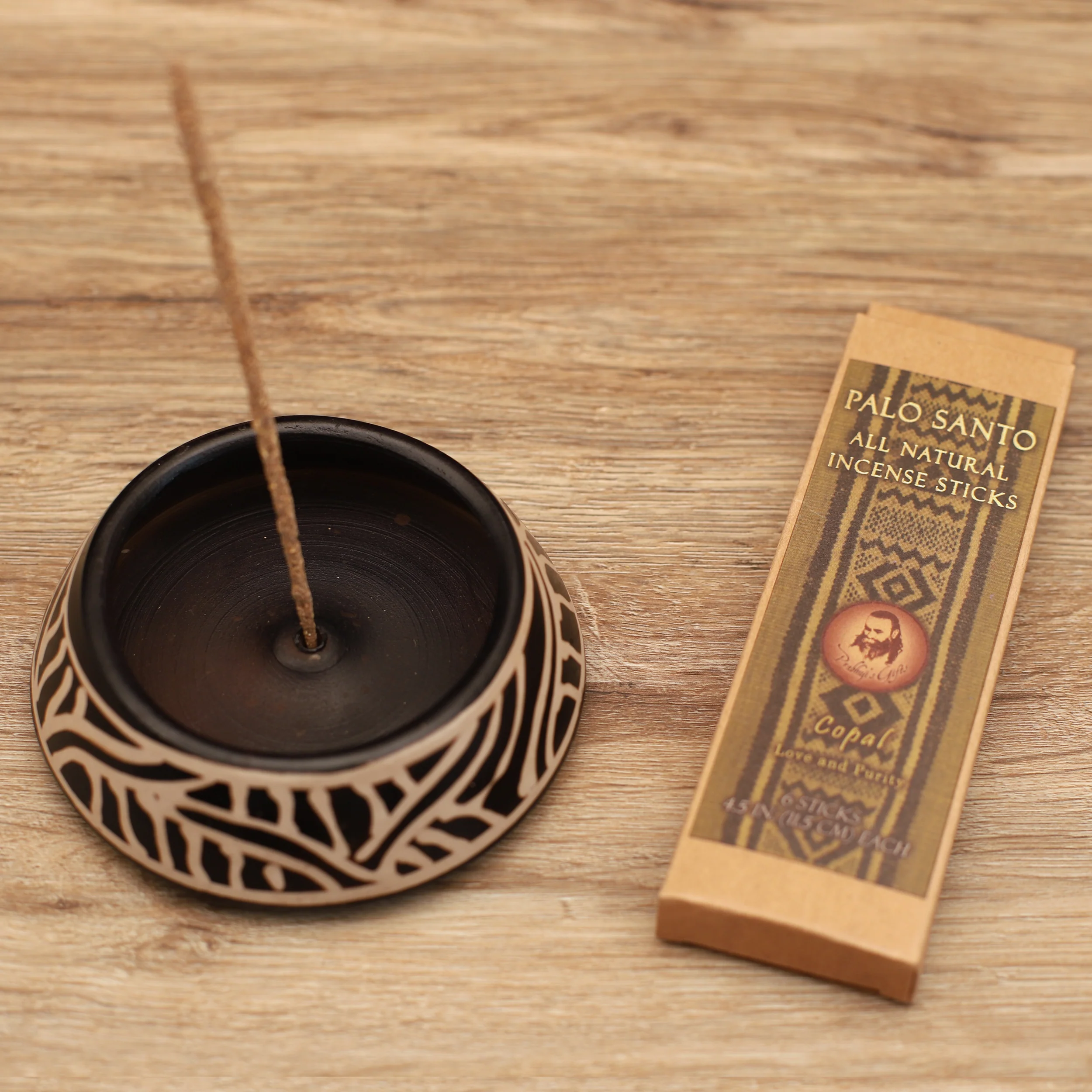 Palo Santo and Copal Incense Sticks - Love & Purity - 6 Incense Sticks - Image 4