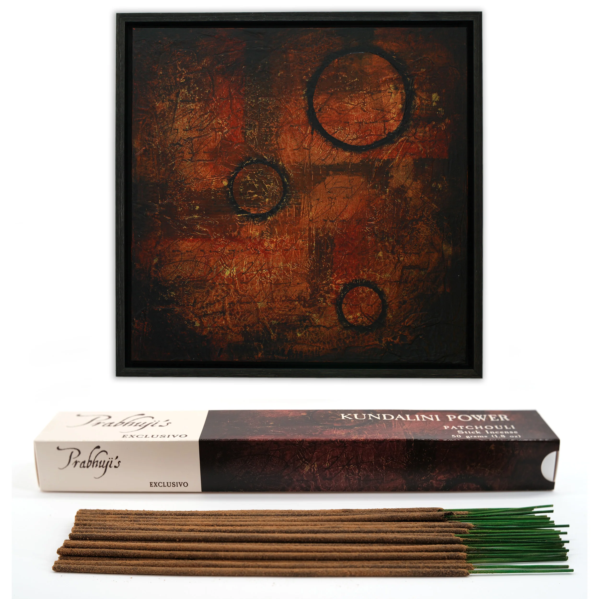 Incense Sticks Prabhuji's Exclusivo - Kundalini Power - Patchouli - 50g pack - Image 3