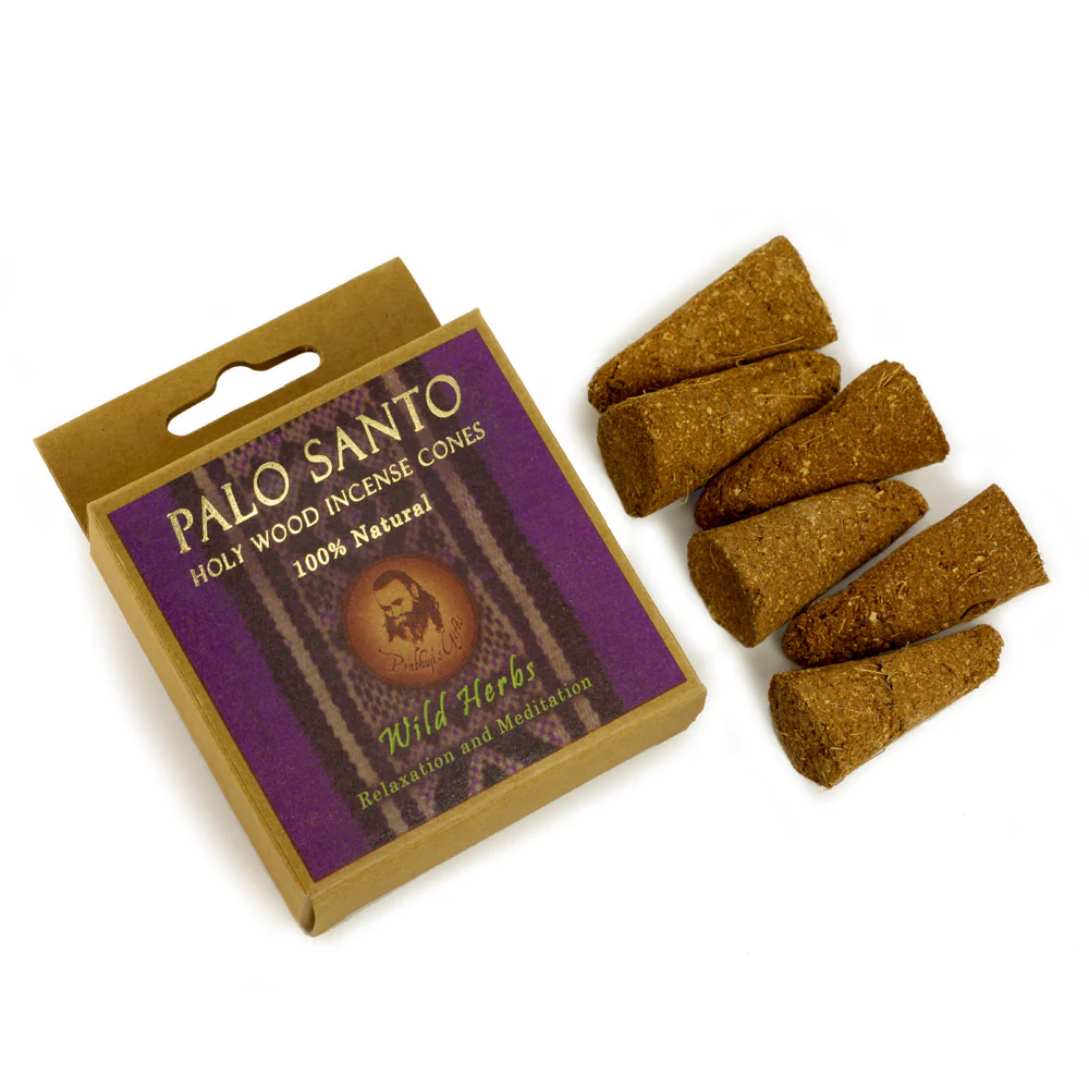 Kit - Palo Santo Wild Herbs Cones with Burner - Image 5