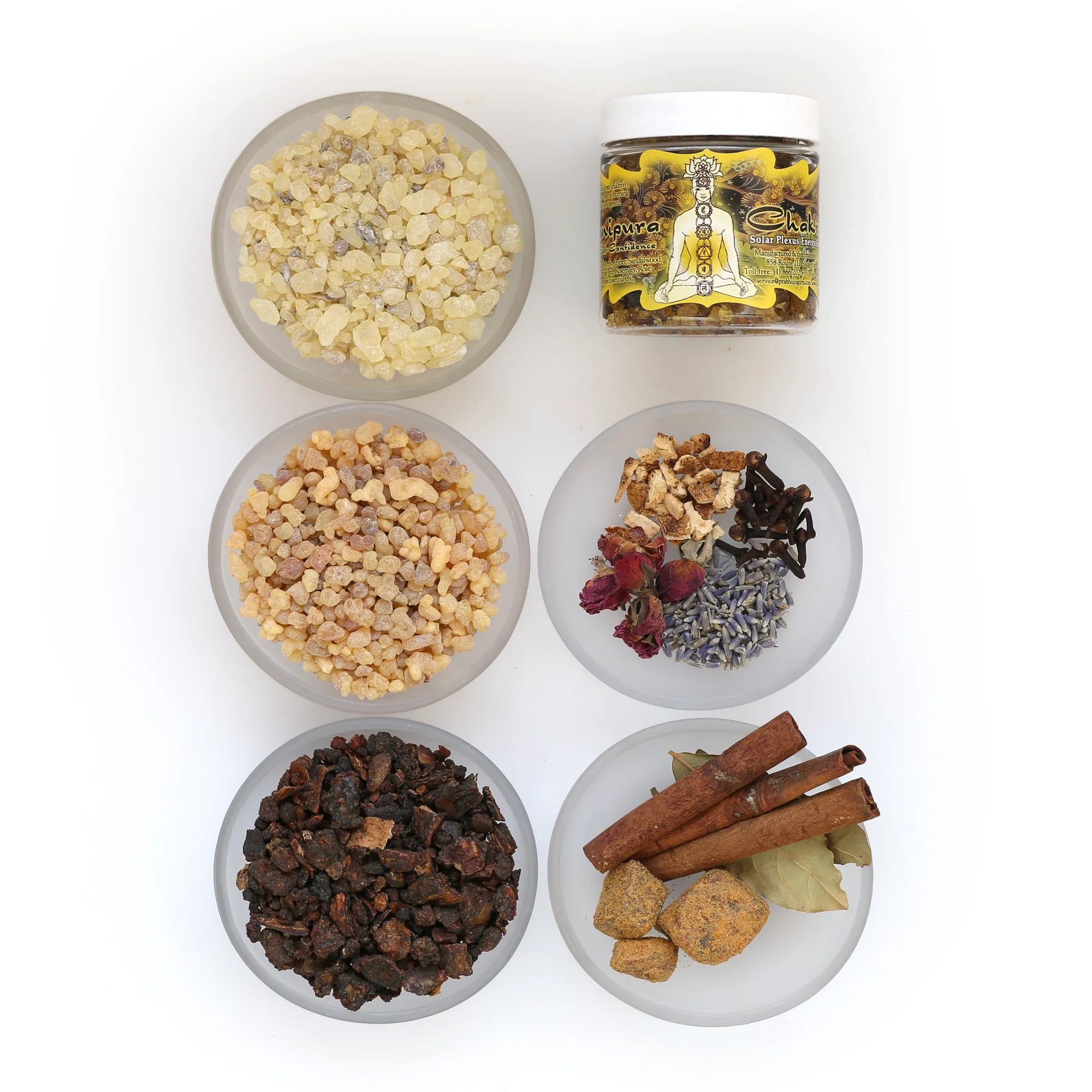Resin Incense Solar Plexus Chakra Manipura - Self-confidence and Transformation - 2.4oz jar - Image 3