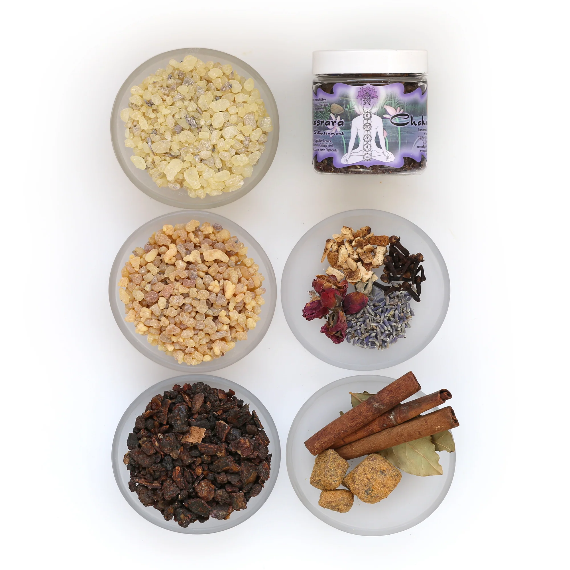 Resin Incense Crown Chakra Sahasrara - Enlightenment - 2.4oz jar - Image 3