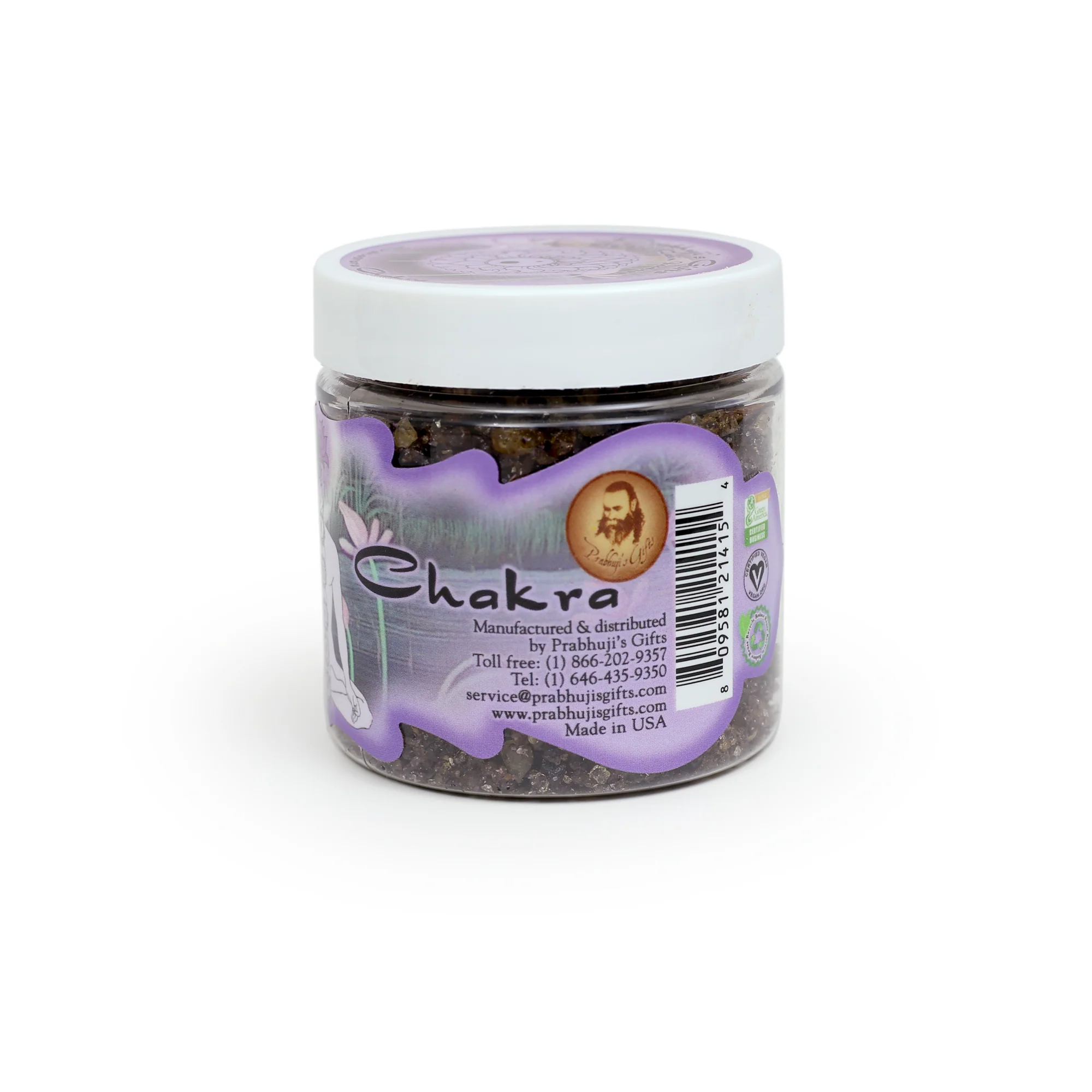 Resin Incense Crown Chakra Sahasrara - Enlightenment - 2.4oz jar - Image 4