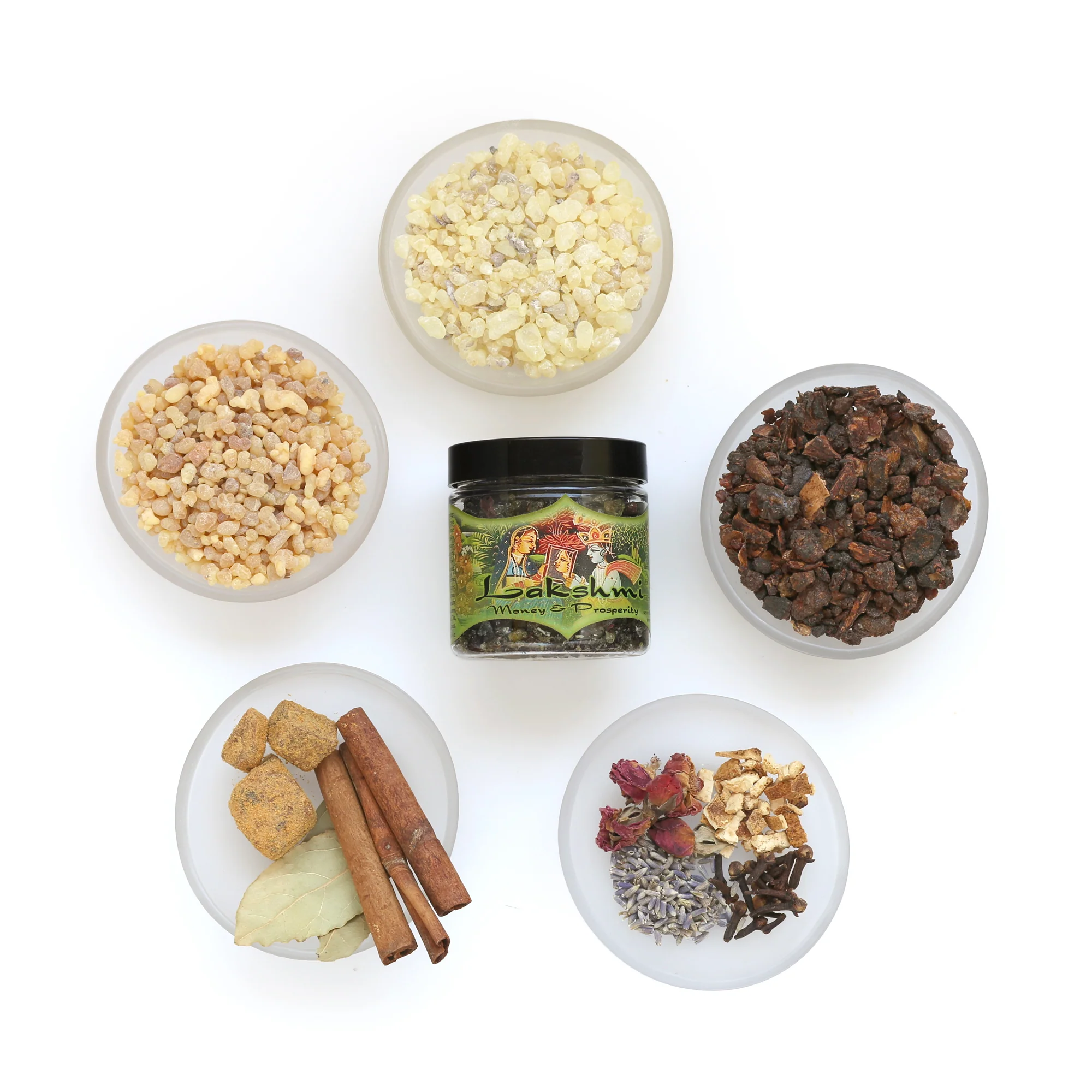 Resin Incense Lakshmi - Money and Prosperity - 2.4oz jar - Image 4