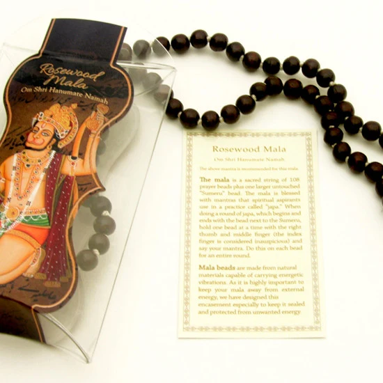 Prayer Mala Beads - Rosewood - 108 Prayer Beads - Image 7
