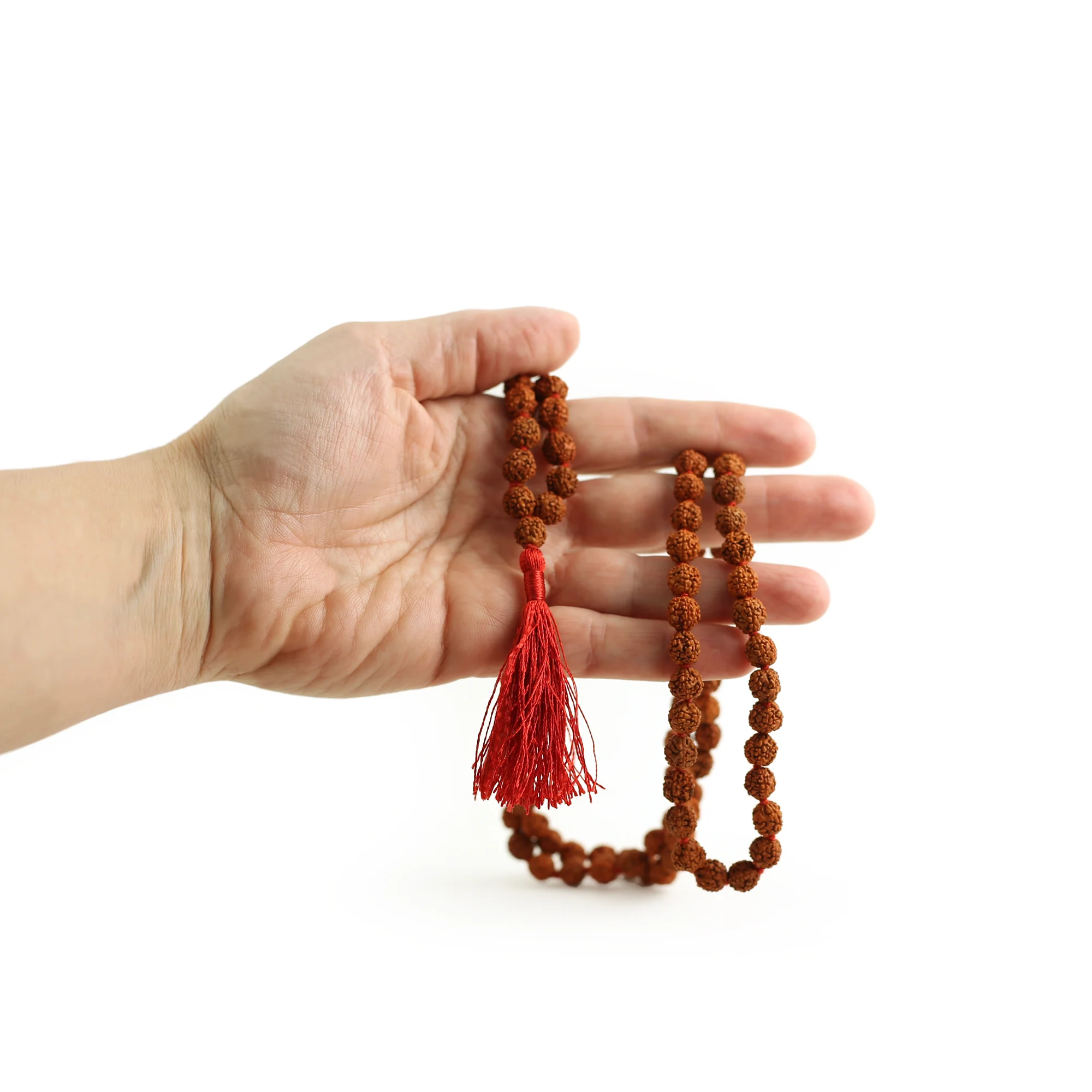 Prayer Mala Beads - Rudraksha - 108 Prayer Beads - Image 7