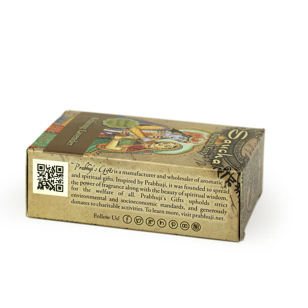 Soap Bar Saucha - Natural Relaxing Lavender - 3.5 oz (100g) - Image 5