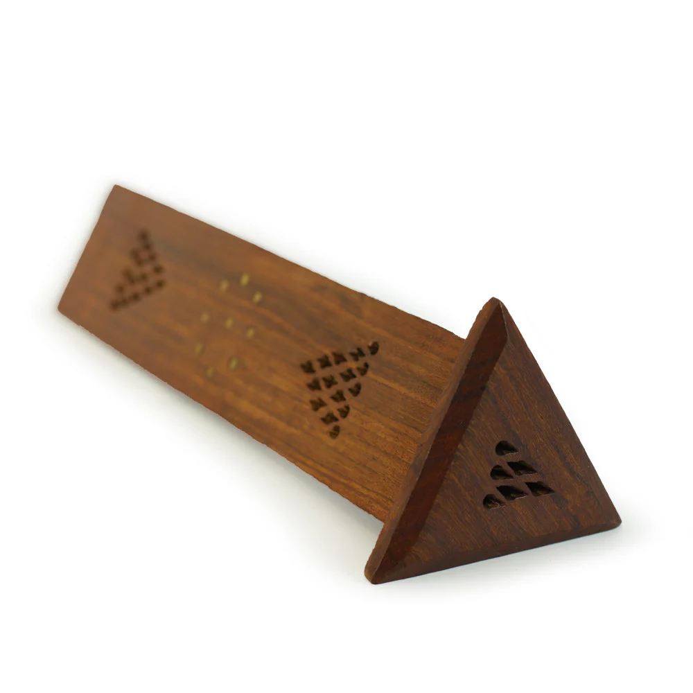 Incense Burner - Wooden Triangle Tower - Image 4