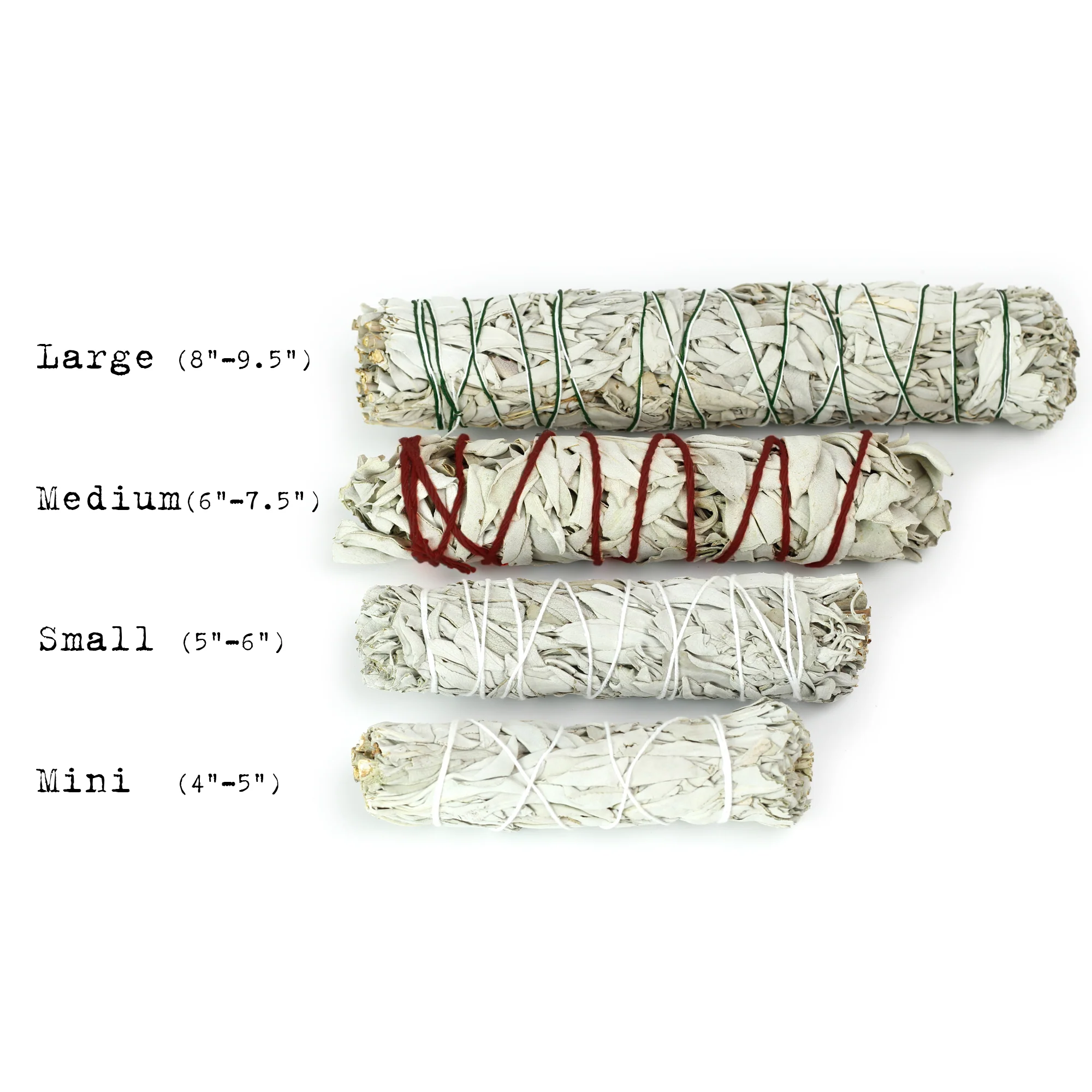 White Sage Smudge Stick - Small Bundle (5"-6") - Image 3