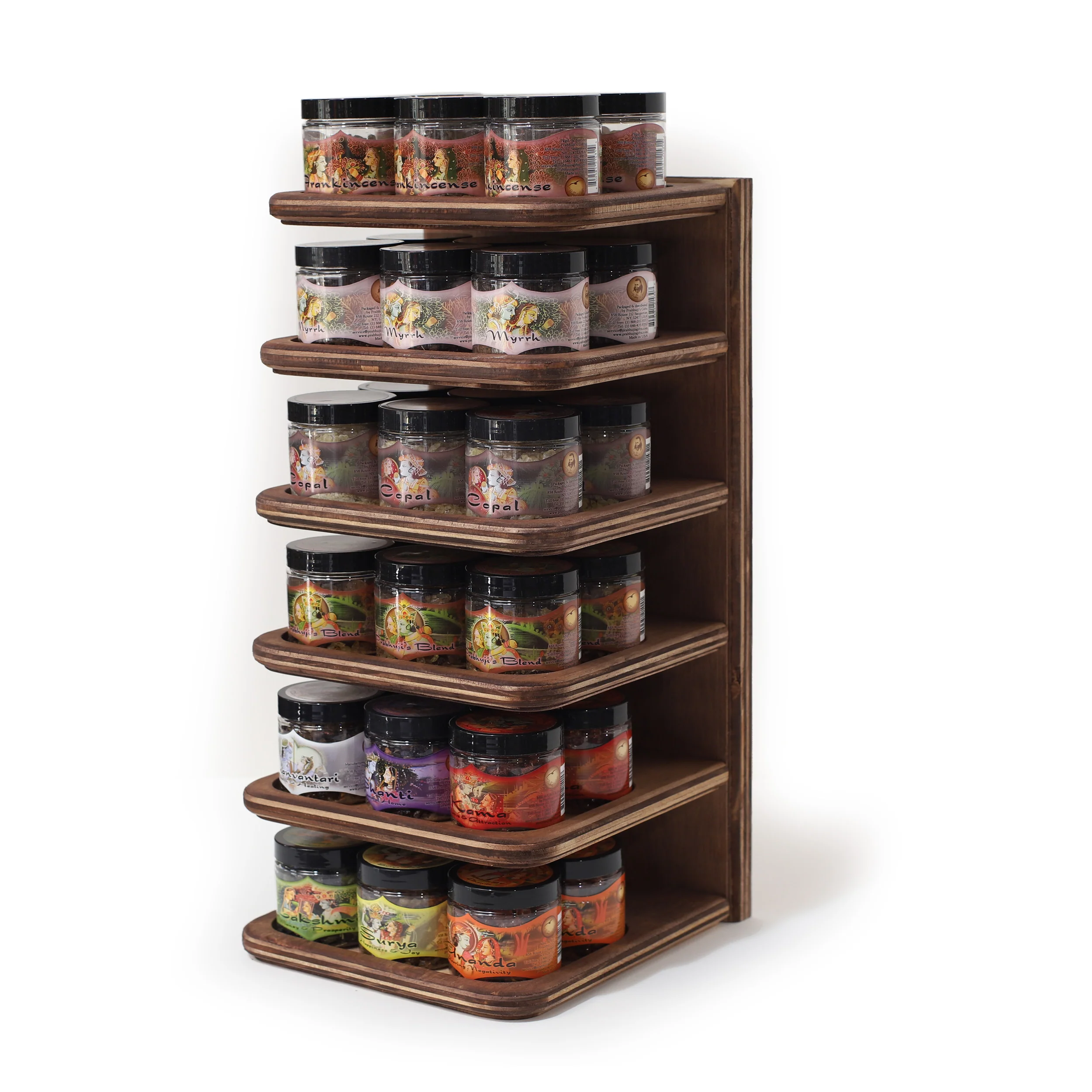 Wholesale Opening Bundle - Herbal Resin Incense - Display Rack with Basic and Intention Lines 2.4 oz (68g) Jars - 36 Packs - Image 3