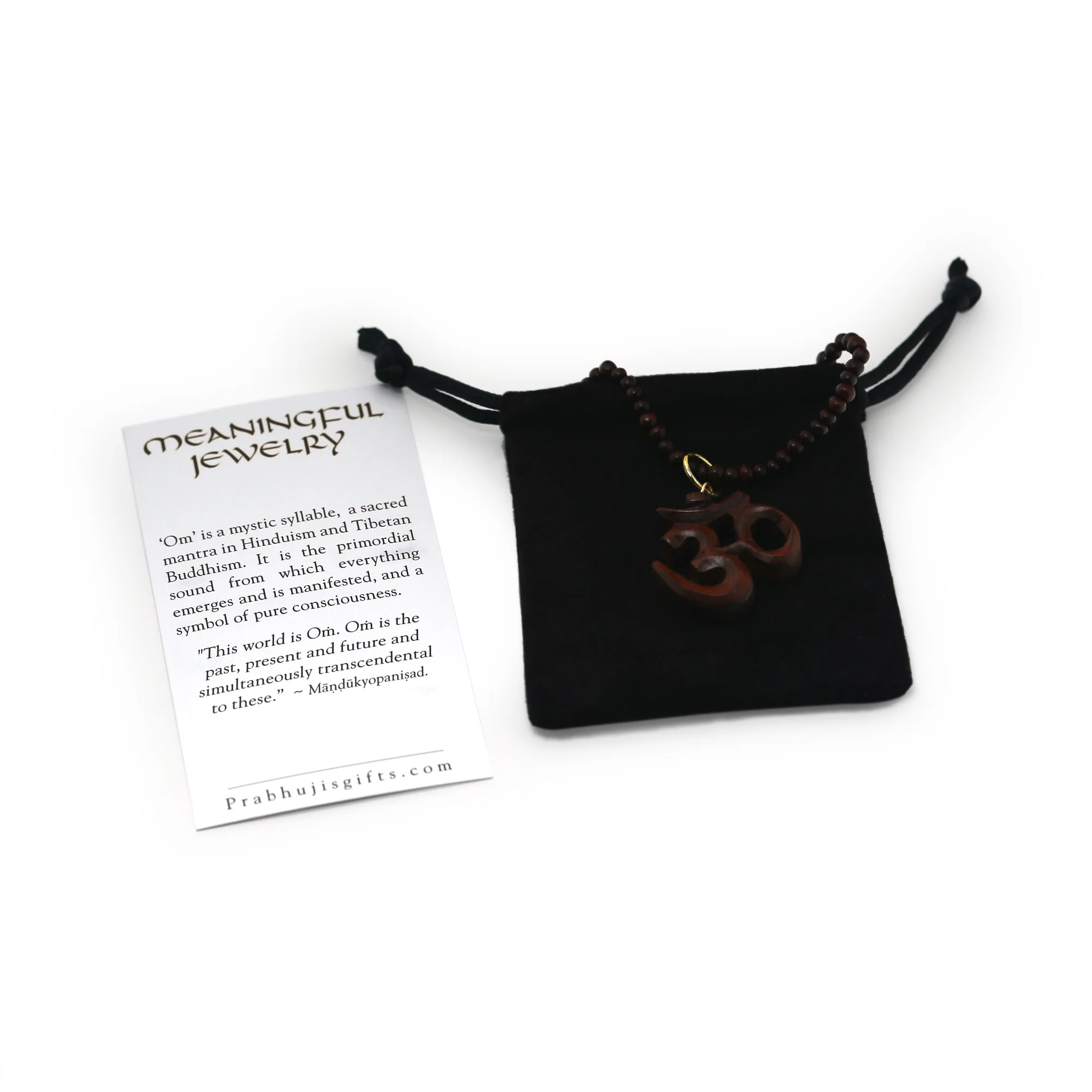 Meaningful Jewelry – Rosewood OM Necklace - Image 3
